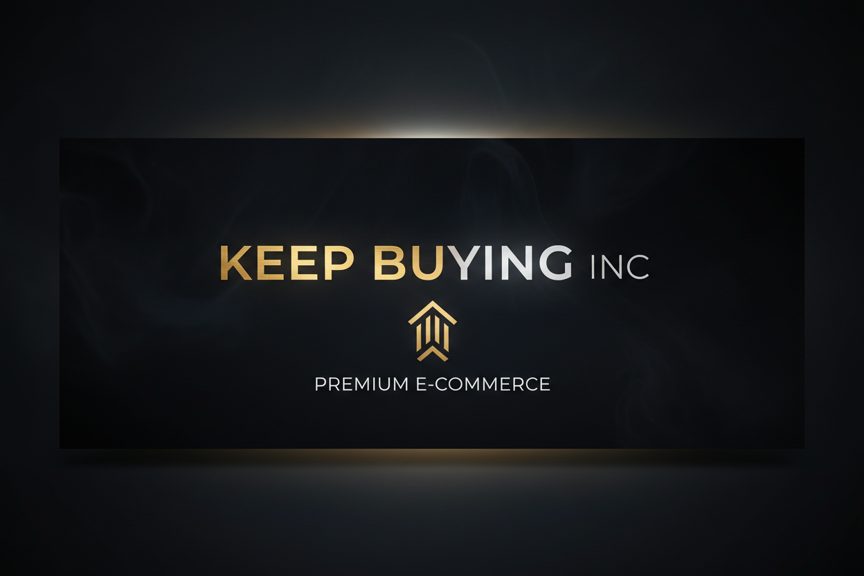 Dark Theme Banner for Keep Buying Inc